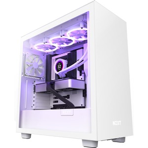  Computer Case - EATX, ATX, Micro ATX, Mini ITX Motherboard Supported - Mid-tower - Galvanized Cold Rolled Steel (SGCC), Steel, Tempered Glass - White - 8 x Bay(s) - 2 x 120 mm x Fan(s) Installed - 0 - 7 x Fan(s) Supported - 2 x Internal 3.5" Bay(s) - 6 x Internal 2.5" Bay(s) - 7 x Slot(s) - 3 x USB(s) - 1 x Audio In - 1 x Audio Out - Fan Cooler  